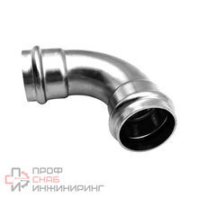 Пресс-угольник Kromwell 90° из нержавеющей стали равнопроходной 22х22