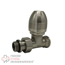 Вентиль SR Rubinetterie прямой серия "Ovus" 1/2", цвет матовый никель