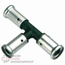 Тройник 40-40-40, Henco PK, 9, пресс-пресс, PVDF