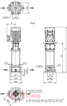 Насос Wilo HELIX V 208-1/16/E/S/400-50