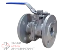 Кран шаровой фланцевый Сага 2-х составной DN 32 (1 1/4") (42,4мм) AISI304 ISO5211