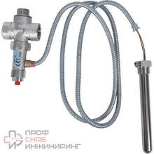 Термоклапан для твердотопливных котловSTOUT 1/2", капиляр, 1300 мм