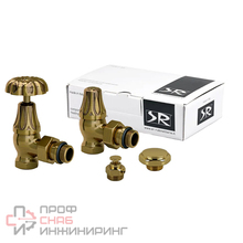 Комплект SR Rubinetterie серия Floral Old Style 1/2 угловой бронза