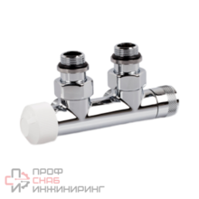 Узел нижнего подключения SR Rubinetterie Tondera угловой 1/2" x 3/4"E хром левый