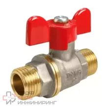 Кран шаровой Valfex лат 11Б27фт1М нк Ду20 Ру40 р/р полн баб