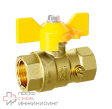 Шаровой кран LD латунный шаровой LD Pride 44.15.В-В.М.Б GAS М20