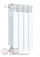 Радиатор биметаллический Rifar Base Ventil 500/4, левое подключение (без H-образного узла)