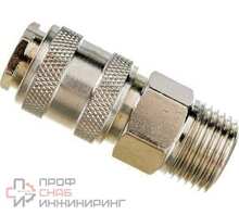 Разъемное соединение ECO быстросъем МАМА наружная резьба G1/2 сталь AS-F/MT12
