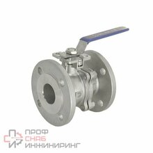 Кран шаровой фланцевый двусоставной нержавеющий Newkey (2PC)  AISI304 DN80 (3")  (CF8)  PN16