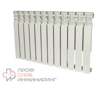 Радиатор биметаллический ROMMER Optima BM 500 10 секций RAL9016 89573