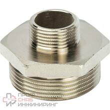 Ниппель STOUT НН переходной никелированный 1X1/2 SFT-0004-000112