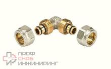 Угольник 90° 20-20, Henco A, 4, обжим-обжим, латунь