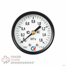 Манометр Росма осев гидр ТМ-320Т.20 0-1,6МПаДк63 G1/4" силик нерж