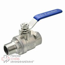 Кран шаровый муфтовый двусоставной ВР/НР Newkey (2PC) AISI304 DN20 (3/4") (CF8) PN64