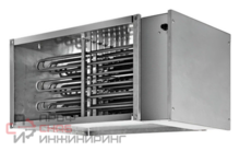 Электрический нагреватель для прямоугольных каналов Zilon ZES 600x300/24