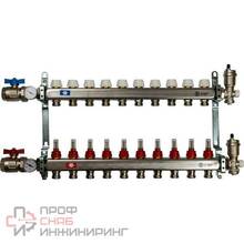 Коллектор из нержавеющей стали в сборе с расходомерами Stout 10 вых. SMS 0907 000010 RG008P0RN7U468