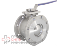Кран шаровый межфланцевый под привод Newkey (1PC) AISI304 DN80 (3") (CF8) PN16