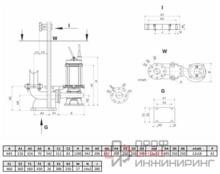 Канализационный насос Wellmix 250WQ2-500-9-22/4_380V