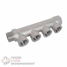 Коллектор 3/4"ПМ х 3М1/2" ник. HLV Technology