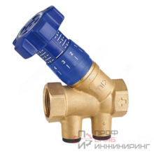 Клапан балансировочный ручной CIMBERIO 787ОТ/2R 1 1/2" латунь Kvs=25,12 PN25 BB без измерительных ниппелей