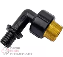 Фитинг угольник ELSEN с наружной резьбой Ø20-1/2, PPSU/латунь