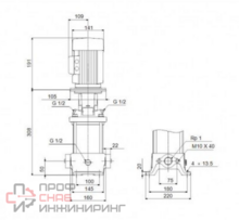Насос Grundfos CR1-6 A-A-A-E-HQQE 3x230/400 50HZ