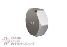 Заглушка LD Pride DN15 (1/2") ВР латунь никель