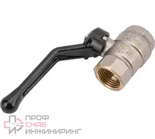 Шаровой кран LD Кран шаровой латунь никель Pride Ду 15 Ру40 ВР полнопроходной 007-9921