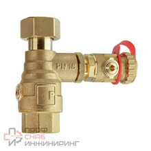 Клапан запорный с возможностью слива DLV 20 резьбовой DN 20 TS = 120 ⁰C PS16