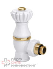 Клапан SR Rubinetterie угловой серия "Liberty" 1/2"х3/4", цвет белый