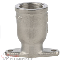 Угольник с креплением ВР никелированный 1/2 SFT-0039-000012 STOUT