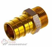 Штуцер Uponor с наружной резьбой 25-g3/4"нр '40ф Q&E 1047862/1135755