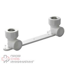 Угольник двойной Политэк PPRC 25х1/2"