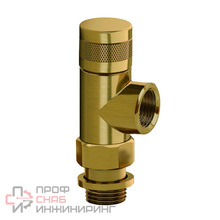 Запорный клапан осевой SR Rubinetterie серия Tondera, 1/2", цвет бронза