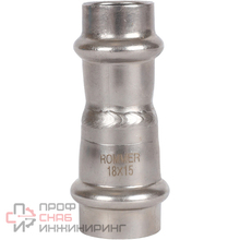 Муфта переходная Rommer ВПр 18х15 из нержавеющей стали