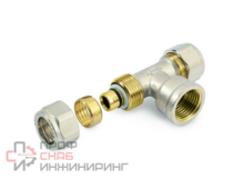Тройник General Fittings 5300 20-3/4"-20 обжим-внутренняя