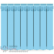 Радиатор биметаллический RIFAR Monolit 500 х 4 секции САПФИР боковое подключение
